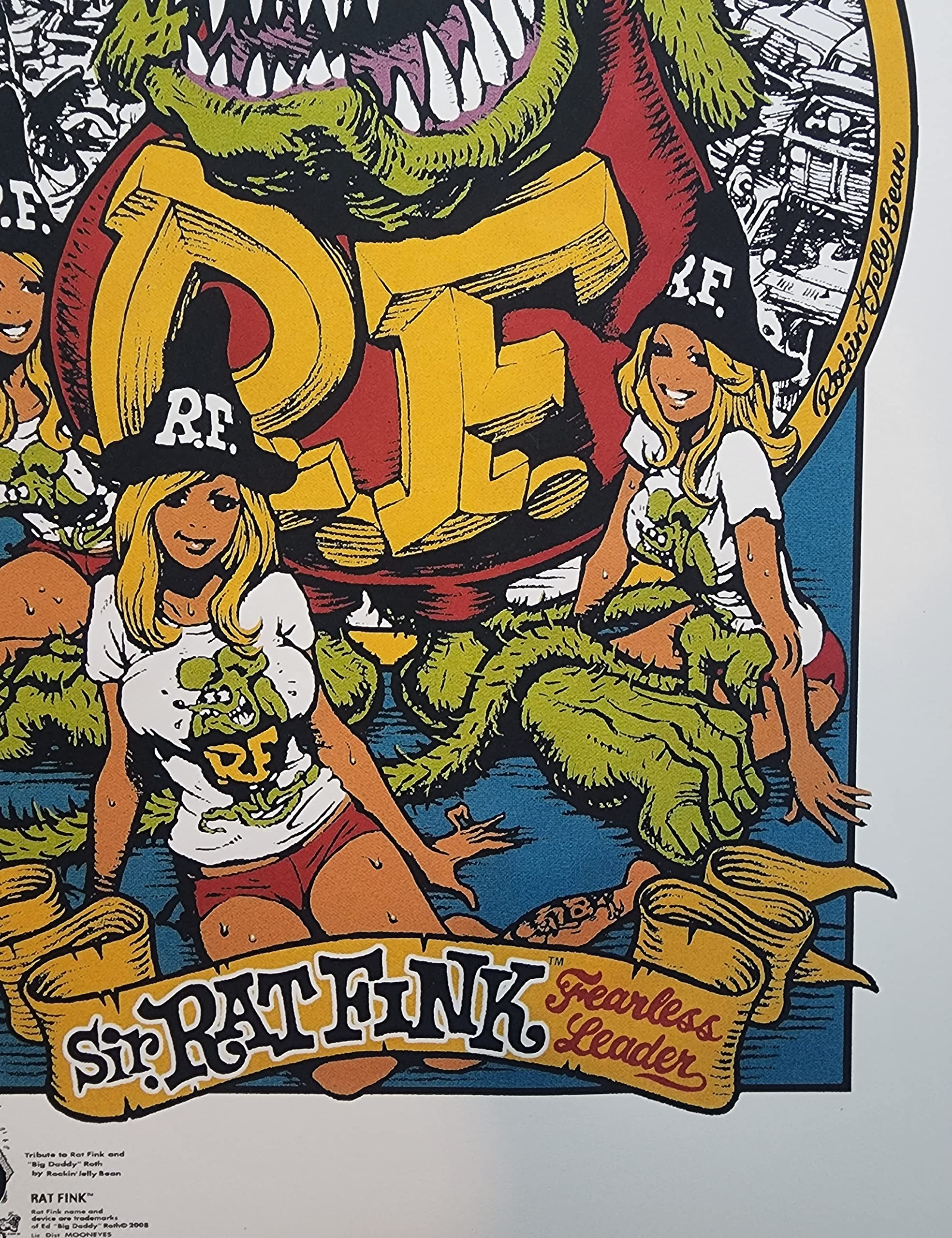 Rockin Jelly Bean Legendary Rat Fink King Of The Junkyard